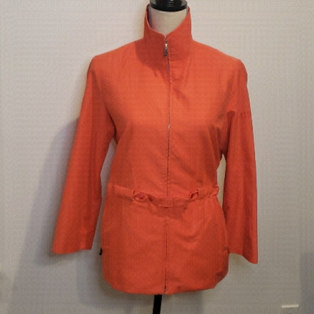 Escada SPORT Coral zip-up jacket Golf Spring Bright Lightweight